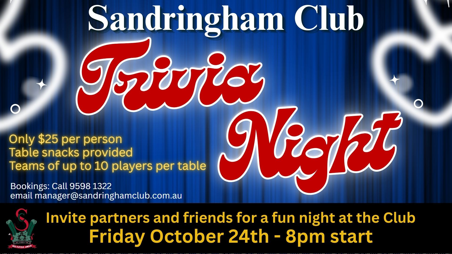 CLICK IMAGE TO EMAIL THE CLUB
